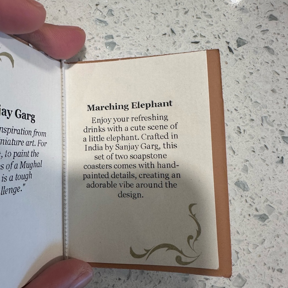 Elephant Coasters Set - Picture 4 of 5